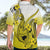 Hawaii Hawaiian Shirt Polynesian Shark Tattoo With Plumeria Yellow Gradient LT14 - Polynesian Pride