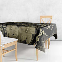 Personalised Hawaii Nene Goose Tablecloth Hawaiian Map Hibiscus Polynesian Art - Beige LT14 - Polynesian Pride