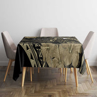 Personalised Hawaii Nene Goose Tablecloth Hawaiian Map Hibiscus Polynesian Art - Beige LT14 - Polynesian Pride