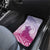 Personalised Hawaii Monk Seal Car Mats Polynesian Tattoo With Tropical Flowers - Purple Gradient