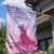 Personalised Hawaii Monk Seal Garden Flag Polynesian Tattoo With Tropical Flowers - Purple Gradient