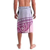 Personalised Hawaii Monk Seal Lavalava Polynesian Tattoo With Tropical Flowers - Purple Gradient LT14 - Polynesian Pride