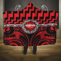 Aotearoa Ngapuhi Hooded Blanket Maori Iwi Poutama Puhoro Tattoo LT14 - Polynesian Pride