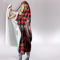 Aotearoa Ngapuhi Hooded Blanket Maori Iwi Poutama Puhoro Tattoo LT14 - Polynesian Pride