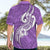 Polynesia Hawaiian Shirt Plumeria With Tribal Pattern Purple Pastel Vibes LT14 - Polynesian Pride