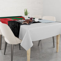 Rugby New Zealand and Lebanon Tablecloth All Black Cedars Together LT14 - Polynesian Pride