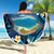 French Polynesia Tetiaroa Atoll Beach Blanket Polynesian Curves Style