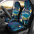 French Polynesia Tetiaroa Atoll Car Seat Cover Polynesian Curves Style