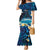 French Polynesia Tetiaroa Atoll Family Matching Mermaid Dress and Hawaiian Shirt Polynesian Curves Style