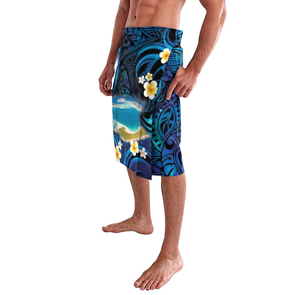French Polynesia Tetiaroa Atoll Lavalava Polynesian Curves Style LT14 - Polynesian Pride