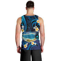 French Polynesia Tetiaroa Atoll Men Tank Top Polynesian Curves Style LT14 - Polynesian Pride