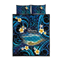 French Polynesia Tetiaroa Atoll Quilt Bed Set Polynesian Curves Style LT14 - Polynesian Pride