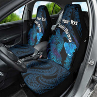 Personalised Tahiti Moorea Atoll Car Seat Cover Polynesian Sea Turtle LT14 - Polynesian Pride