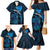 Personalised Tahiti Moorea Atoll Family Matching Mermaid Dress and Hawaiian Shirt Polynesian Sea Turtle