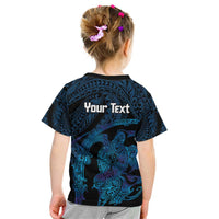 Personalised Tahiti Moorea Atoll Kid T Shirt Polynesian Sea Turtle LT14 - Polynesian Pride