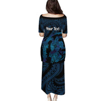 Personalised Tahiti Moorea Atoll Puletasi Polynesian Sea Turtle LT14 - Polynesian Pride
