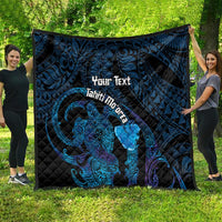 Personalised Tahiti Moorea Atoll Quilt Polynesian Sea Turtle LT14 - Polynesian Pride