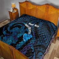 Personalised Tahiti Moorea Atoll Quilt Polynesian Sea Turtle LT14 - Polynesian Pride