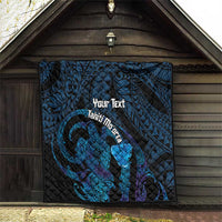 Personalised Tahiti Moorea Atoll Quilt Polynesian Sea Turtle LT14 - Polynesian Pride