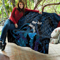 Personalised Tahiti Moorea Atoll Quilt Polynesian Sea Turtle LT14 - Polynesian Pride