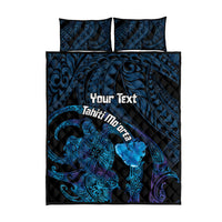 Personalised Tahiti Moorea Atoll Quilt Bed Set Polynesian Sea Turtle LT14 - Polynesian Pride