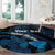 Personalised Tahiti Moorea Atoll Round Carpet Polynesian Sea Turtle