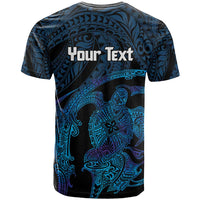 Personalised Tahiti Moorea Atoll T Shirt Polynesian Sea Turtle LT14 - Polynesian Pride