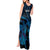 Personalised Tahiti Moorea Atoll Tank Maxi Dress Polynesian Sea Turtle