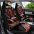 Personalised Tahiti Bora Bora Car Seat Cover Manta Rays With Polynesian Plumeria