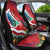 Personalised Kiribati Tarawa Atoll Car Seat Cover Frigate Bird With Map Tropical Style