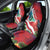 Personalised Kiribati Tarawa Atoll Car Seat Cover Frigate Bird With Map Tropical Style