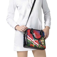 Personalised Kiribati Tarawa Atoll Shoulder Handbag Frigate Bird With Map Tropical Style LT14 - Polynesian Pride