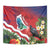 Personalised Kiribati Tarawa Atoll Tapestry Frigate Bird With Map Tropical Style