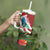 Personalised Kiribati Tarawa Atoll Tumbler With Handle Frigate Bird With Map Tropical Style