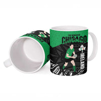 New Zealand and Ireland Rugby Ceramic Mug Chicago 2025 Go All Black Shamrocks LT14 - Polynesian Pride