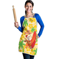 Aloha Hawaii Christmas Apron Mele Kalikimaka Funny Santa Palaka Quilt Motifs LT14 - Polynesian Pride