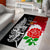 New Zealand And England Rugby Area Rug 2023 World Cup All Black Combine Red Roses LT14 - Polynesian Pride