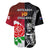 New Zealand And England Rugby Baseball Jersey 2023 World Cup All Black Combine Red Roses LT14 - Polynesian Pride