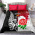 New Zealand And England Rugby Bedding Set 2023 World Cup All Black Combine Red Roses LT14 - Polynesian Pride