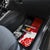 New Zealand And England Rugby Car Mats 2023 World Cup All Black Combine Red Roses LT14 - Polynesian Pride