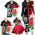 New Zealand And England Rugby Family Matching Long Sleeve Bodycon Dress and Hawaiian Shirt 2023 World Cup All Black Combine Red Roses LT14 - Polynesian Pride