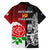 New Zealand And England Rugby Hawaiian Shirt 2023 World Cup All Black Combine Red Roses LT14 - Polynesian Pride