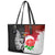 New Zealand And England Rugby Leather Tote Bag 2023 World Cup All Black Combine Red Roses LT14 - Polynesian Pride