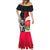 New Zealand And England Rugby Mermaid Dress 2023 World Cup All Black Combine Red Roses LT14 - Polynesian Pride