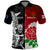 New Zealand And England Rugby Polo Shirt 2023 World Cup All Black Combine Red Roses LT14 Black - Polynesian Pride