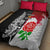 New Zealand And England Rugby Quilt Bed Set 2023 World Cup All Black Combine Red Roses LT14 - Polynesian Pride