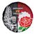 New Zealand And England Rugby Spare Tire Cover 2023 World Cup All Black Combine Red Roses LT14 - Polynesian Pride