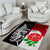 Custom New Zealand And England Rugby Area Rug 2023 World Cup All Black Combine Red Roses LT14 - Polynesian Pride