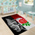 Custom New Zealand And England Rugby Area Rug 2023 World Cup All Black Combine Red Roses LT14 - Polynesian Pride