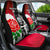 Custom New Zealand And England Rugby Car Seat Cover 2023 World Cup All Black Combine Red Roses LT14 - Polynesian Pride